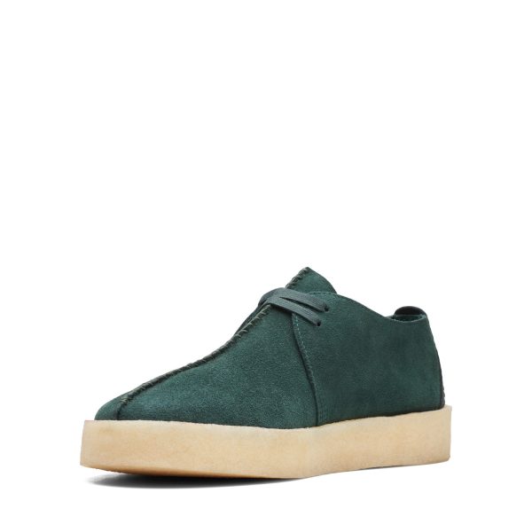 Clarks Originals Desert Trek Cup Men s Green Suede 26168522 Cheap