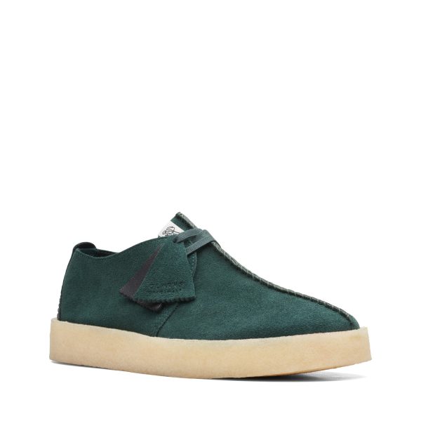 Clarks Originals Desert Trek Cup Men s Green Suede 26168522 Cheap