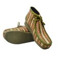 British Walkers New Castle Print 2 Wallabee Boots Men s Plaid Suede and Leather For Cheap