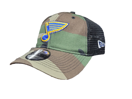 ST. LOUIS BLUES NEW ERA 9TWENTY NOTE MESH SNAPBACK - CAMO Sale