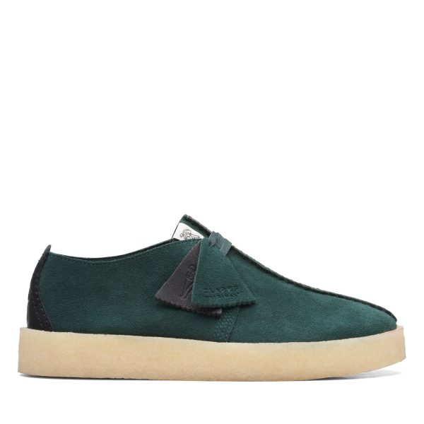 Clarks Originals Desert Trek Cup Men s Green Suede 26168522 Cheap