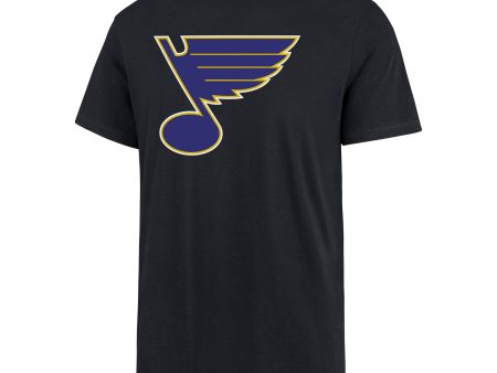 ST. LOUIS BLUES ’47 BRAND SUPER RIVAL LOGO TEE- NAVY Supply