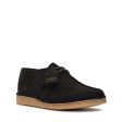 Clarks Originals Desert Trek Men s Black Felt Suede 26168873 For Cheap