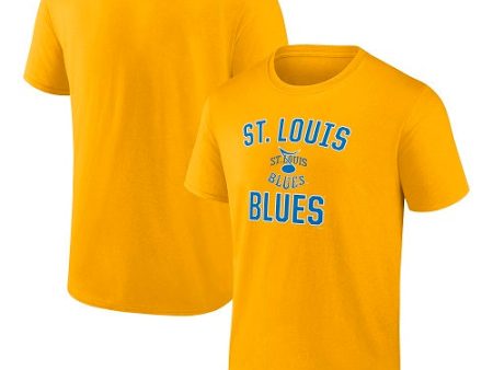 BLUES REVERSE RETRO TEE - YELLOW Sale