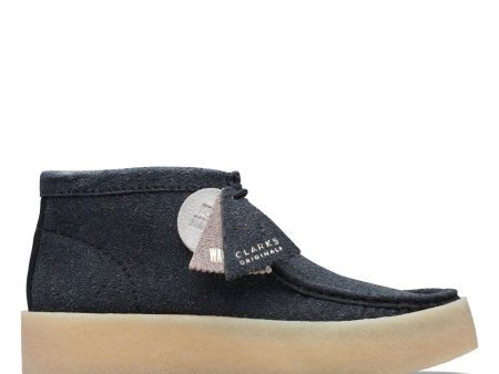 Clarks Originals Wallabee Cup Boot Men s Black Eco Leather s 26171995 For Cheap