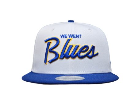 NEW ERA 950 WE WENT BLUES SCRIPT SNAPBACK - ROYAL Hot on Sale