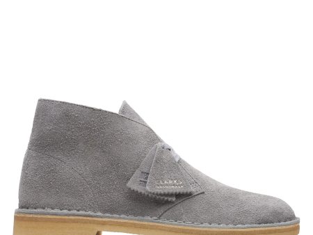 Clarks Originals Desert Boot Men s Greystone Suede 26169941 Online Hot Sale